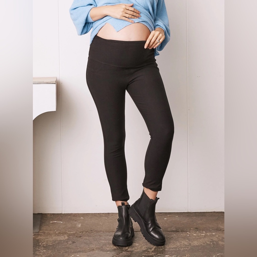 Angel Maternity Fitted Cotton Pant - Small